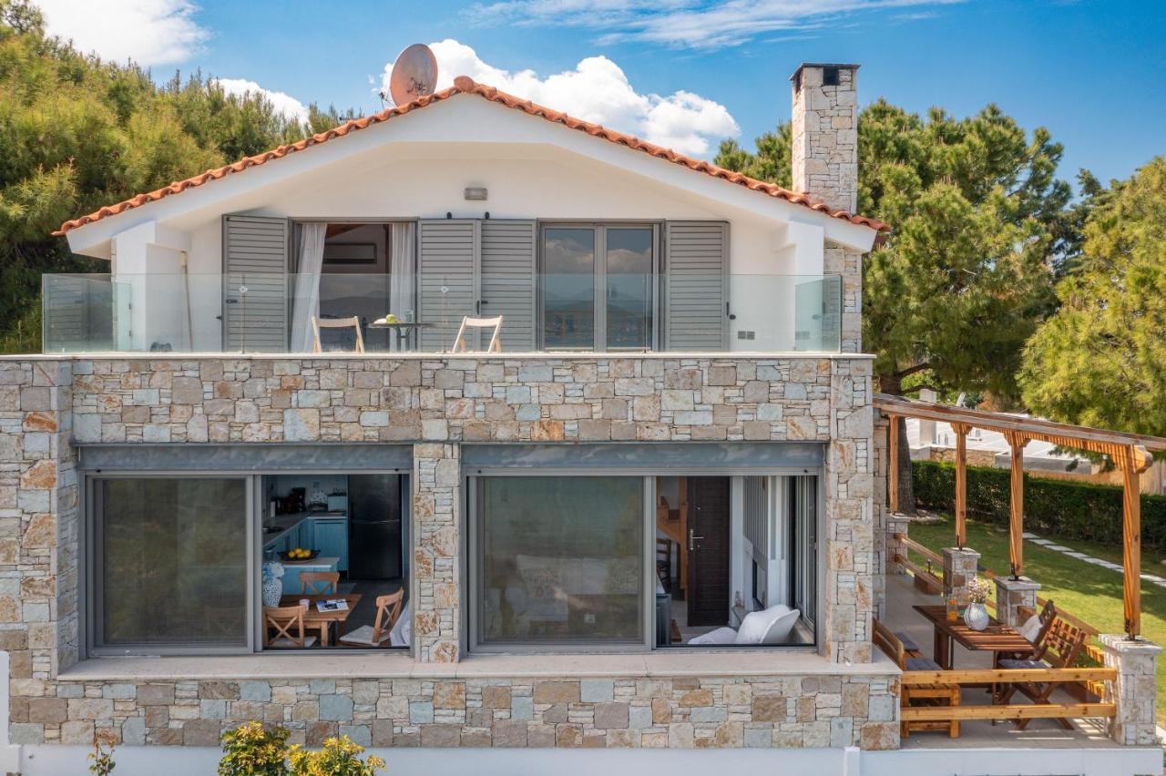 Crystal Beach Villa Chalkís エクステリア 写真