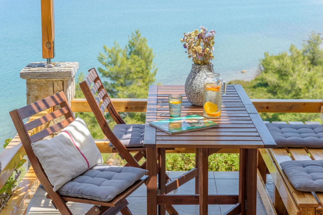 Crystal Beach Villa Chalkís エクステリア 写真