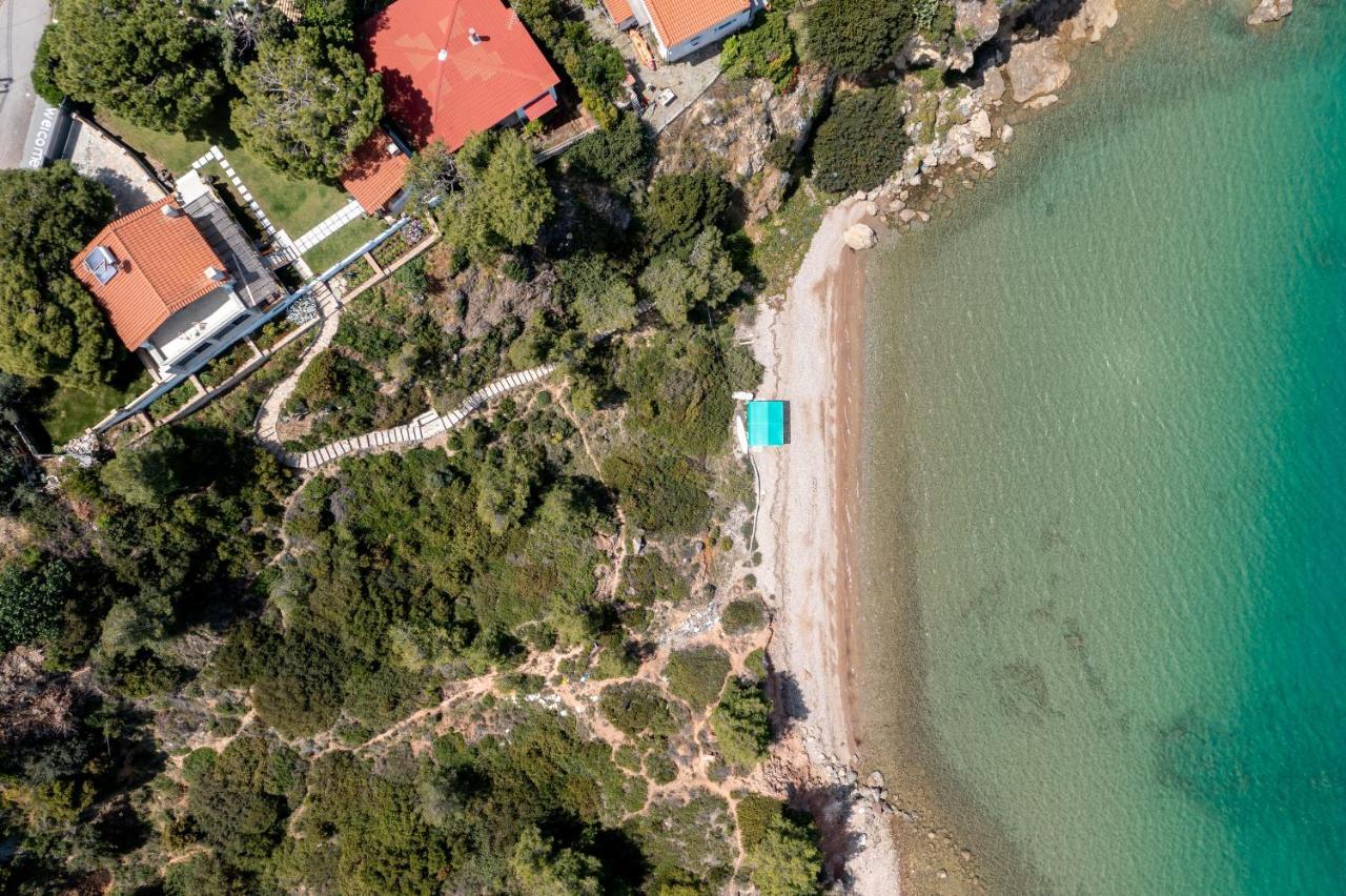 Crystal Beach Villa Chalkís エクステリア 写真